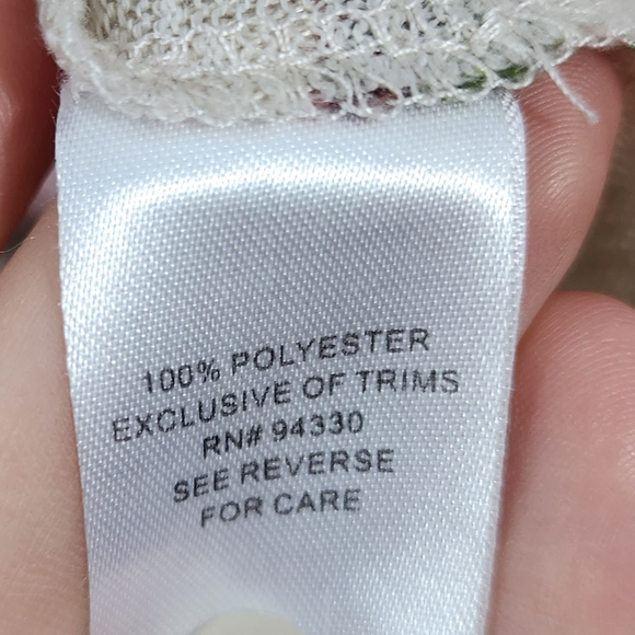 FRESHMAN 1996 Women’s XS Long Floral Rose Cardigan - Picture 4 of 5